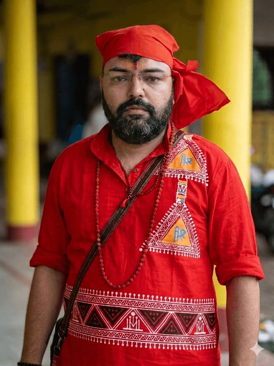 Sri Anik Misra in traditional attire