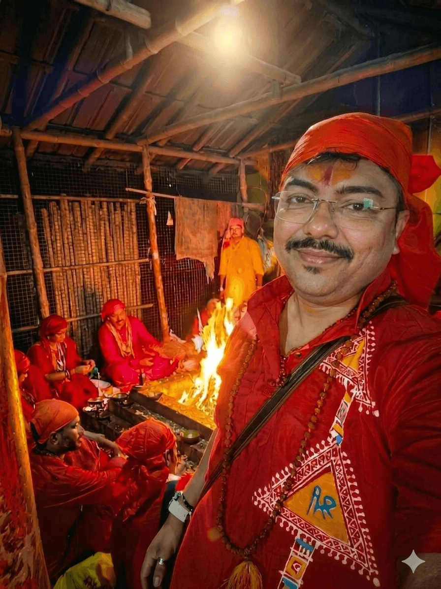 Sri Anik Misra during an astrological consultation